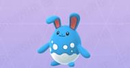 Azumarill as it appears in Pokemon GO (Image via Niantic)